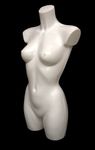 White Female Sportswear Mannequin Display Bust for Lingerie Swimwear Fashion and Shopfittings