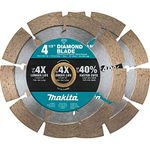 Makita B-69602 4-1/2" Diamond Blade, Segmented, General Purpose, 2/Pk