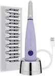 Michael Todd Beauty - Sonicsmooth – SONIC Technology Dermaplaning Tool - 2 in 1 Women’s Facial Exfoliation & Peach Fuzz Hair Removal System with 8 Weeks of Safety Edges