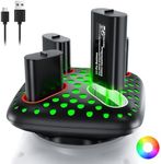 Rechargeable Battery Packs for Xbox Controller, 4X5180mWh Xbox Series X|S, One S/X/Elite Controllers Accessories (Style 1)