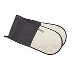 Le Creuset 4-Layered Textile Double Oven Gloves, Stain Resistant, Flint, 95001000444000