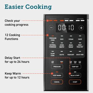 COSORI 5.7L Pressure Cooker – Multi-Function Electric Cooker