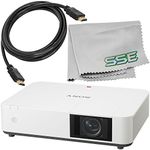 Sony VPL-PWZ10 5,000 Lumens WXGA Laser Light Source Projector - Includes HDMI Cable + Microfiber Cleaning Cloth