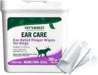 Vet's Best Ear Relief Finger Wipes 