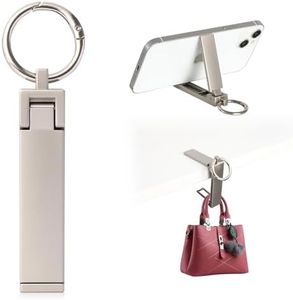 BULFULL Purse Hook for Table Desk Folding Handbag Holder Mobile Phone Stand Holder for Women Men (New Upgrade-Platinum)