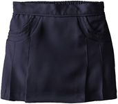 Nautica Girls' School Uniform Pleat