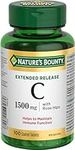 Nature's Bounty Vitamin C 1500mg Supplement with Rose Hips, Factor in Maintenance Good Health, Extended Release, 100 Tablets