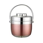 1.5L Vacuum Insulated Stackable Stainless Steel Thermal Lunch box Bento box Food Container BPA Free Leakproof for Men and Women