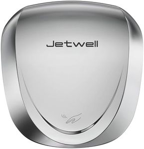 JETWELL UL Approved Commercial Hand Dryer for Bathroom, High Speed Jet Air Hand Dryer with HEPA Filter for Home, Heavy Duty Stainless Steel Auto Warm Wind Hand Blower