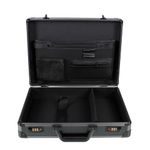 AR BRAND EST. 2021 Aluminium Briefcase Business Office Travel Work Laptop Attaché Bag (Black)