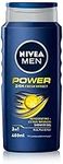 NIVEA MEN Power Fresh Shower Gel (400ml, Pack of 6), Moisturising Body Wash with Aloe Vera, All-in-1 Shower Gel for Men, Energising NIVEA MEN Shower Gel