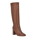 Calvin Klein Women's Arista Knee High Boot, Brown 121, 6.5