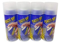 Plasti Dip 4 x Performix Multi-Purpose Rubber Coating Spray Paint - 311g - CLEAR