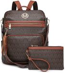 MKP COLLECTION Women Fashion Backpack Purse Convertible Large Ladies Rucksack Versatile Travel Shoulder Bags Handbag Set with Tassel (2pcs)