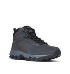 Columbia Men's Newton Ridge Plus II Suede Waterproof, Shark/Black, 10