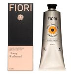 Fiori Honey & Almond Hand Cream (75ml) - Moisturizing Dry Hand Cream with Organic Shea Butter & Aloe Vera - Vegan Hand Moisturizer - Nourishing Hand Lotion - Luxurious Hand Care