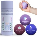 Mindzens Relaxing Stress Balls for Adults | Scented with Lavender for Anxiety and Stress Relief | Promote Mindfulness & Improve Focus | Tri-Strength Physical Therapy Hand Exercise & Sensory Fidget