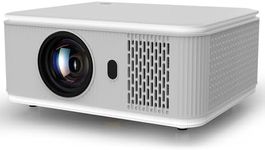 Projector with WIFI and Bluetooth, 4K 1080P Smart Movie Projector 600 ANSl Auto Keystone Quad-Core Compatible for iOS/Android/USB/HDMI/TV Stick