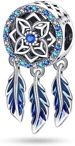 Hapour 925 de Plata de Ley Encantos para el Encanto Pulseras Collar Europeo Joyería Colgante Abalorios Encanto Cumpleaños Regalo para las Mujeres Niñas Mamá Hija