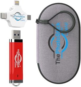 ThePhotoStick® Omni 512GB + Protective Case | Secure Photo & Video Backup and Transfer | Digital File Organization | USB & Multiport Connection for Phones, Tablets and Computers | Water Resistant Case