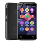96GB MP3 Player with Bluetooth 5.0 and WiFi, Music Player with Spotify, Audible, Amazon Music, Libby, Spotify Kids, 4" Touchscreen Android MP4 Player with HiFi Sound, FM Radio (Glossy Black)