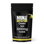 Nuke Nutrition Green Tea Extract - 120 Tablets - High Strength Green Tea Extract - Easy Swallow Green Tea Supplement Pills for Detox - Green Tea Herbal Supplements High in Antioxidants & Polyphenols