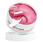 Saimyo Pink Rose Eye Mask– 60 Pcs - Gold Under Eye Mask Retinol & Collagen - Puffy Eyes and Dark Circles Treatments – Look Younger and Reduce Wrinkles and Fine Lines Undereye, Improve and Firm eye Skin