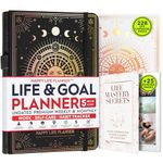 Life Mastery Planner - A 12 Month Journey to Crush Your Goals, Increase Productivity, Passion, Success & Happiness - Weekly & Monthly Life Planner, Habit-Tracker, Gratitude Journal & Organizer