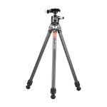 SUNWAYFOTO MT-162CIIL+XB-25P Mini Carbon Fiber Tripod for Cell Phone & DSLR Camera,Small Complete Tripod Unit for Travel,Video,Vlogging