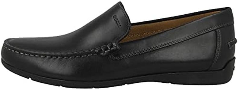 Geox U Siron A, Mocassini Uomo, Nero, 39 EU