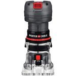 PORTER-CABLE Porter Cable Router, Variable Speed, 1/4-Inch Laminate Trimmer, 5.6-Amp (PCE6435)