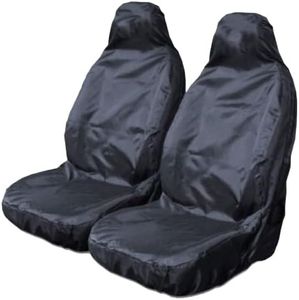 Carseatcover-UK Black Waterproof Car Seat Covers – Universal Fit