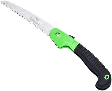 2WAYZ Folding Pruning Saw - 5.9-Inch Alloy Steel Blade with Rubber-Coated Handle for Easy Cutting - Ideal for Camping, Landscaping, and Tree Trimming - Folding Saw - Camping Saw - Green