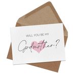 Will you be my Godmother card - Godmother Proposal Card - Will you be my Godmother gifts - Godparents Proposal (Godmother)