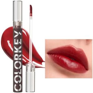 COLORKEY Lip Gloss Mirror Series, Hydrating Lip Gloss with Essential oil, High Shine Glossy Lip Tint, Hydrated & Fuller-looking Lips, Long-Lasting Liquid Lipstick(R702)