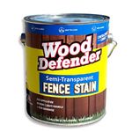 Semi Transparent Fence Stain Coffee Brown Gallon Outdoor Wood Preservative 