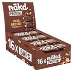 Nakd Cocoa Hazelnut Protein Bar - Vegan - Gluten Free - Healthy Snack, 45g (Pack of 16 bars)