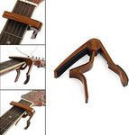 Xatan Guitar Capo Quick Change Acoustic Guitar Accessories Guitar Picks Trigger Capo Key Clamp Rosewood