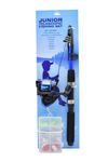 Catch Fishing Junior Telescopic Fishing Rod Set Fishing Rod, Adults, Unisex, Blue (Blue), One Size, 1.6 m