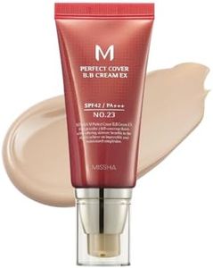 MISSHA - Perfect Cover BB Cream 50 ml | Teinte #23 Beige Naturel | SPF 42 PA+++ Protection Solaire | Hydratation et Couverture Naturelle, Beige Naturel, 50 ml