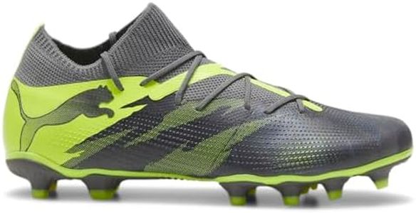 PUMA Mens Future 7 Match Rush Firm GroundArtificial Ground Soccer Cleats - Green, Grey - Size 12.5 M, 10784201