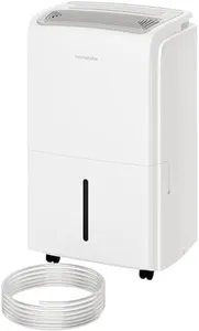 hOmeLabs 3500 Sq. Ft. Dehumidifier with Pump - Ideal for Medium to Large Rooms and Home Basements - Powerful Moisture Removal and Humidity Control - 40 Pint Capacity