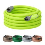 Flexzilla Garden Hose with SwivelGrip, 5/8 in. x 50 ft., Heavy Duty, Lightweight, Drinking Water Safe, ZillaGreen - HFZG550YWS-E