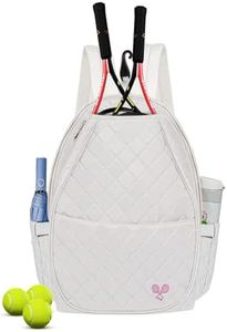 YEEGO DIRECT Tennis Bags for Women, Tennis Backpack Pickleball Racket Bags,Waterproof Sling Bag,Suitable for Pickleball Tennis Badminton, Gifts for Women Men (White)