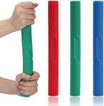 Flex Therapy Bar Strengthener (3 Pack), Tennis Elbow Physical Therapy Bar, Resistance Bar for Golfers Elbow, Tendonitis, Wrist, Forearms Pain Relief (RGB)