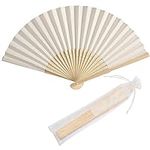 SL crafts 50pcs Paper Hand Fan with