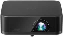 Epson Lifestudio Pop Plus 4K PRO-UHD Personal Lifestyle Smart Streaming Projector with 700 Lumens Color and White Brightness, Sound by Bose, Google TV, 3-Chip 3LCD Triple Core Engine, Black