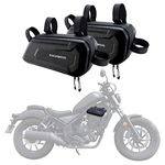 ROCKBROS Motorcycle Bag Frame Bag Motorcycle Water-Repellent Tool Bag 1.5L Black, Compatible with Most Motorcycles