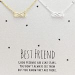 infinity necklace, Best friend neck