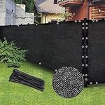 Black 5FT X 50FT Outdoor Privacy Sc